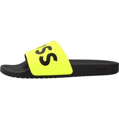 BOSS Chanclas Aryeh Slide En Amarillo 730 Talla 44,5 BOSS Chanclas Aryeh Slide En Amarillo 730 Talla 44,5