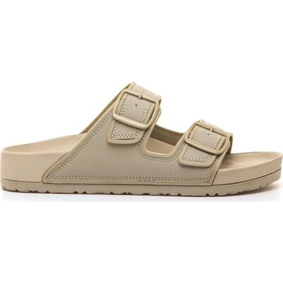 MTNG Sandalias 60188 Con Doble Hebilla Beige Talla 39 MTNG Sandalias 60188 Con Doble Hebilla Beige Talla 39