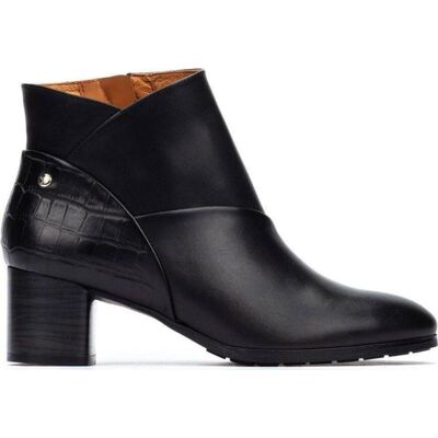 PIKOLINOS Botín De Tacón Calafat W1z-8575c1 En Piel Color Negro Black Talla 35 PIKOLINOS Botín De Tacón Calafat W1z-8575c1 En Piel Color Negro Black Talla 35