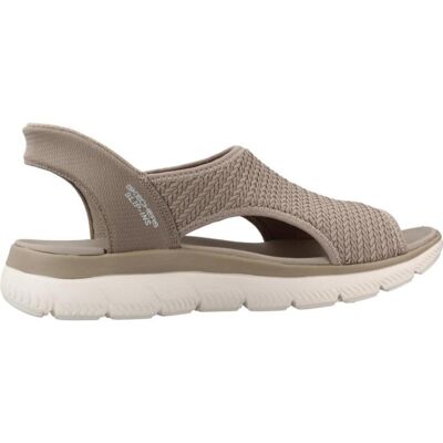 Skechers Sandalias Con Cuña En Color Taupe Talla 37 Skechers Sandalias Con Cuña En Color Taupe Talla 37