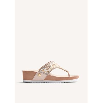 GIOSEPPO Sandalias Laurium Con Cuña Para Mujer En Color Beige Beig Talla 38 GIOSEPPO Sandalias Laurium Con Cuña Para Mujer En Color Beige Beig Talla 38