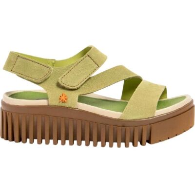 ART Sandalias Brighton 1573 Liken Verde Talla 37 ART Sandalias Brighton 1573 Liken Verde Talla 37