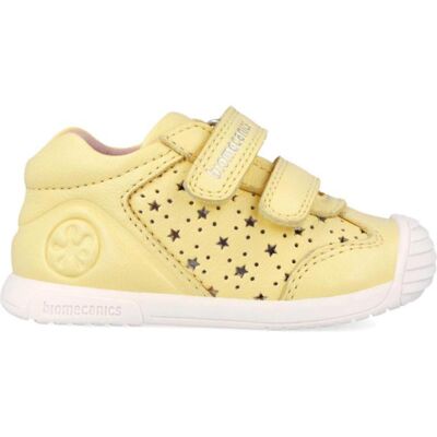 BIOMECANICS Zapatos Infantiles Biogateo 26210 Con Detalles Troquelados Amarillo Vanilab713 Talla 20 BIOMECANICS Zapatos Infantiles Biogateo 26210 Con Detalles Troquelados Amarillo Vanilab713 Talla 20