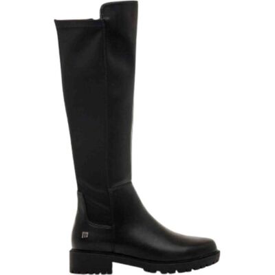 MTNG Botas Altas Planas Pita Negro Talla 39 MTNG Botas Altas Planas Pita Negro Talla 39