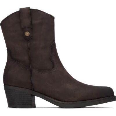 REFRESH Botines Estilo Cowboy Con Tacón Y Cremallera Lateral Para Mujer 176146 Marrón Marron Talla 36 REFRESH Botines Estilo Cowboy Con Tacón Y Cremallera Lateral Para Mujer 176146 Marrón Marron Talla 36