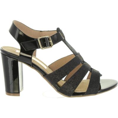 XTI Sandalias De Mujer 30615 Glitter Negro Talla 39 XTI Sandalias De Mujer 30615 Glitter Negro Talla 39