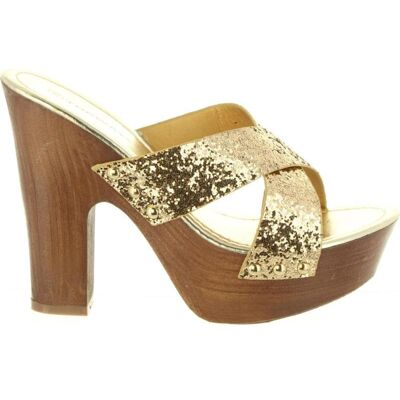 URBAN Sandalias De Mujer B736910-B7200 Gold Talla 39 URBAN Sandalias De Mujer B736910-B7200 Gold Talla 39