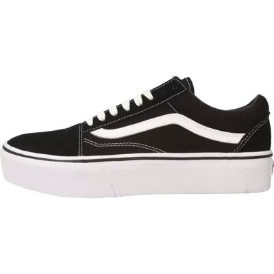 Zapatillas Vans Old Skool Platform Para Hombre - Negras Negro Talla 38 Zapatillas Vans Old Skool Platform Para Hombre - Negras Negro Talla 38