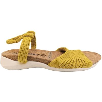 ARCOPEDICO Sandalias De Mujer Arenal Tejido Amarilo Amarillo Talla 38 ARCOPEDICO Sandalias De Mujer Arenal Tejido Amarilo Amarillo Talla 38