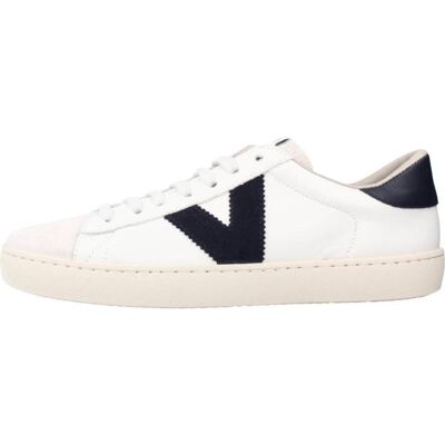 VICTORIA Zapatillas Berlin En Piel Serraje Blanco Y Azul Marino Talla 36 VICTORIA Zapatillas Berlin En Piel Serraje Blanco Y Azul Marino Talla 36