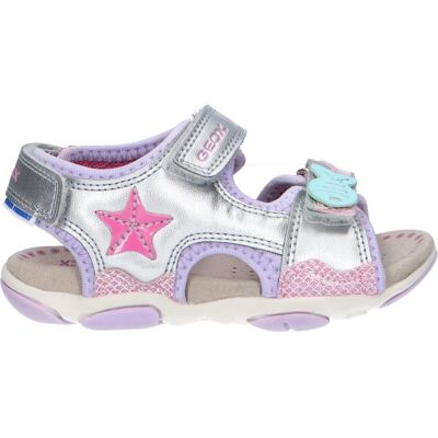 Geox Sandalias De Niña B250zb 0nf7z B S Agasim C1316 Silver-Lilac Talla 22 Geox Sandalias De Niña B250zb 0nf7z B S Agasim C1316 Silver-Lilac Talla 22
