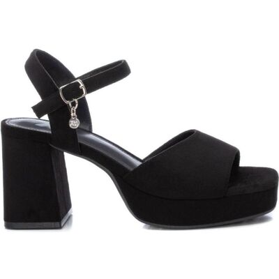 XTI Sandalia De Tacón 1171600 De Ante En Negro Talla 38 XTI Sandalia De Tacón 1171600 De Ante En Negro Talla 38