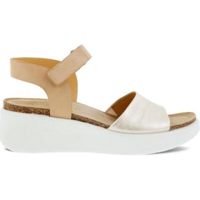 ECCO Sandalias De Mujer Sandalias 272313 Gold Talla 40 ECCO Sandalias De Mujer Sandalias 272313 Gold Talla 40