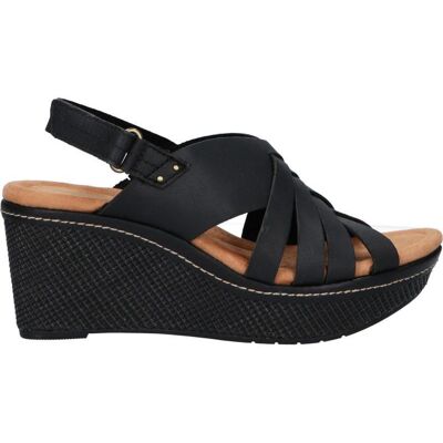 Clarks Sandalias De Mujer 26171531 Elleri Grace Black Leather Talla 36 Clarks Sandalias De Mujer 26171531 Elleri Grace Black Leather Talla 36