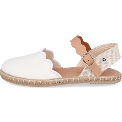 CONGUITOS Sandalias De Niña Nv121512 Alpargatas Esparto N Blanco Talla 33 CONGUITOS Sandalias De Niña Nv121512 Alpargatas Esparto N Blanco Talla 33