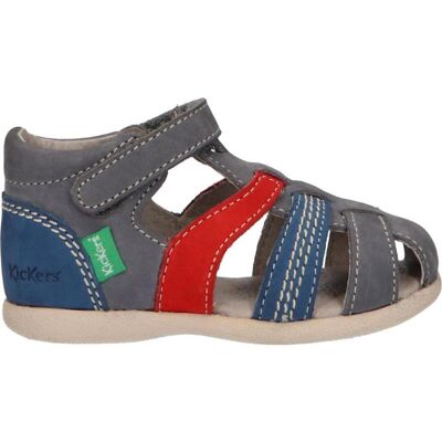 Kickers Sandalias De Niño 102987-10 Babysun 53 Bleu Jeans Talla 19 Kickers Sandalias De Niño 102987-10 Babysun 53 Bleu Jeans Talla 19