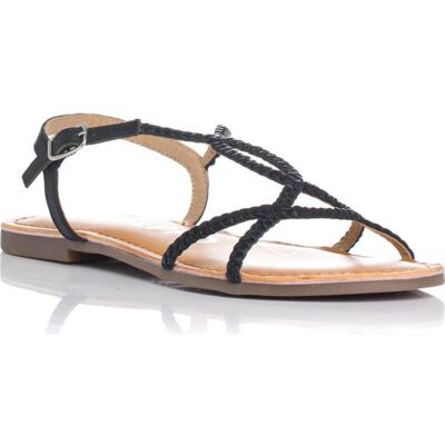 GIOSEPPO Sandalias De Mujer Planas Nioaque Negras Negro Talla 36 GIOSEPPO Sandalias De Mujer Planas Nioaque Negras Negro Talla 36
