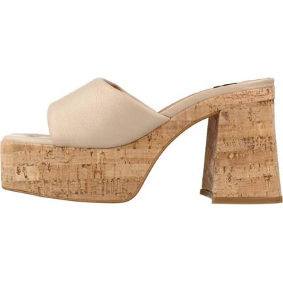 Ángel Alarcón - 22088 - Beige - Cuero - Clogs Ángel Alarcón - 22088 - Beige - Cuero - Clogs