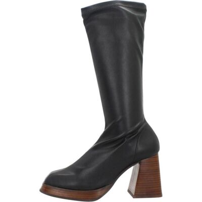 ANGEL ALARCON Botas De Mujer Licra Negro Talla 40 ANGEL ALARCON Botas De Mujer Licra Negro Talla 40