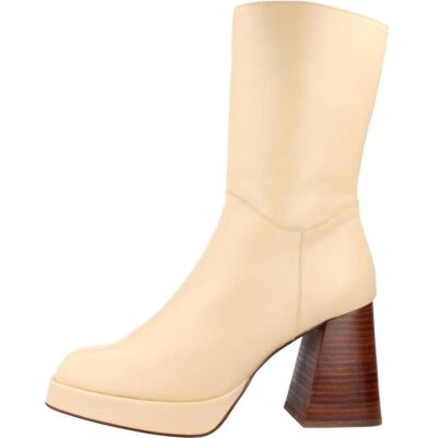 ANGEL ALARCON Botas De Mujer Volga Nude Talla 38 ANGEL ALARCON Botas De Mujer Volga Nude Talla 38
