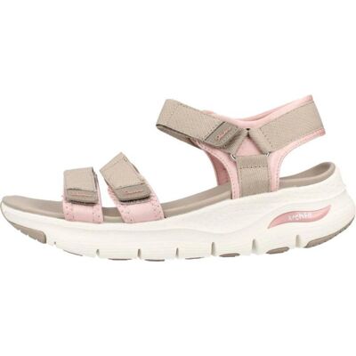 Skechers Sandalia Mujer Bloom 119305 Beige Cierre Velcro Marron Talla 39 Skechers Sandalia Mujer Bloom 119305 Beige Cierre Velcro Marron Talla 39