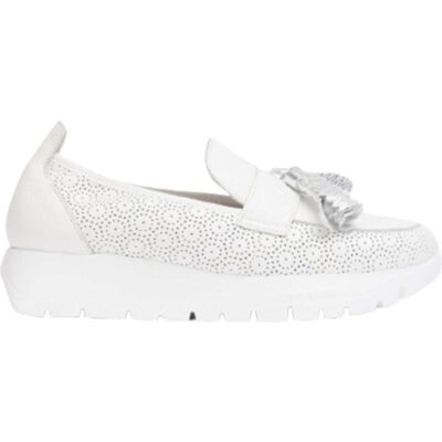 WONDERS Mocasines De Mujer Zapato A-2445 Off Plata Talla 41 WONDERS Mocasines De Mujer Zapato A-2445 Off Plata Talla 41