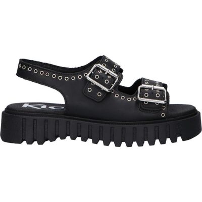 Kickers Sandalias De Mujer Y Niña 931531-50 Kick Falk Soft Cow Leather 8 Noir Talla 38 Kickers Sandalias De Mujer Y Niña 931531-50 Kick Falk Soft Cow Leather 8 Noir Talla 38