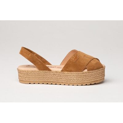 EVA MAÑAS De Mujer Ibicenca Ante Cruz Gel-Memory Foam 1257 Cuero Talla 40 EVA MAÑAS De Mujer Ibicenca Ante Cruz Gel-Memory Foam 1257 Cuero Talla 40
