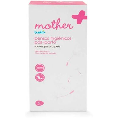 WELLS Mother Compresas Posparto 10Uds WELLS Mother Compresas Posparto 10Uds