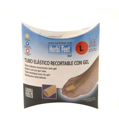 ECOSIL Herbi Feet Tubo Elástico Recortable Con Gel Talla L ECOSIL Herbi Feet Tubo Elástico Recortable Con Gel Talla L
