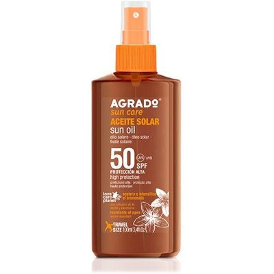 Aceite Solar Agrado SPF 50 - Protección Solar 100 ml Aceite Solar Agrado SPF 50 - Protección Solar 100 ml