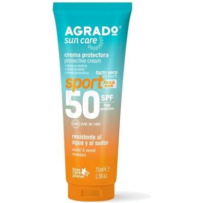 AGRADO Crema Sport Facial Cara Y Cuello SPF50 AGRADO Crema Sport Facial Cara Y Cuello SPF50