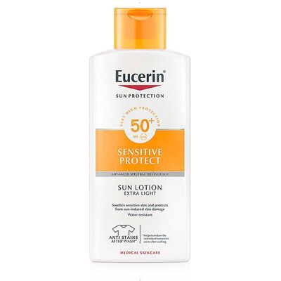 Eucerin Protección Solar Sensitive Protect SPF50+ Loción Solar Ligera Eucerin Protección Solar Sensitive Protect SPF50+ Loción Solar Ligera