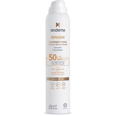 Sesderma Repaskin Protector Solar Transparente en Aerosol SPF50 - 200ml Sesderma Repaskin Protector Solar Transparente en Aerosol SPF50 - 200ml