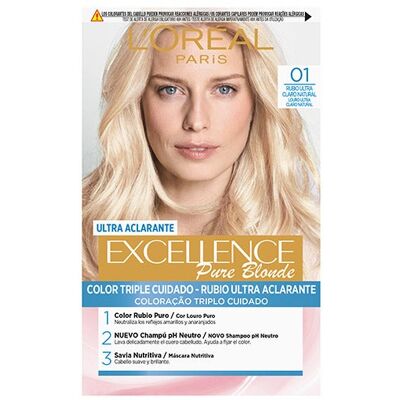 Tinte Permanente Rubio Natural de L'Oréal - Cobertura Alta y Duradera Tinte Permanente Rubio Natural de L'Oréal - Cobertura Alta y Duradera