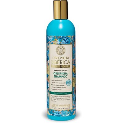 Natura Siberica Oblepikha Champú de Espino Amarillo - Volumen Máximo - 400ml Natura Siberica Oblepikha Champú de Espino Amarillo - Volumen Máximo - 400ml