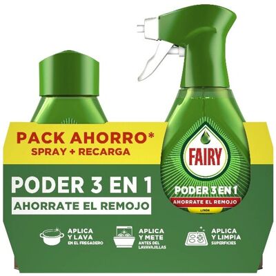 Fairy Mano Spray Limon + Recarga 2 X Fairy Mano Spray Limon + Recarga 2 X
