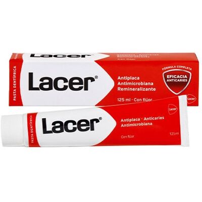 Lacer Pasta 125ml + 50ml Regalo - Pasta Dentífrica Lacer Pasta 125ml + 50ml Regalo - Pasta Dentífrica