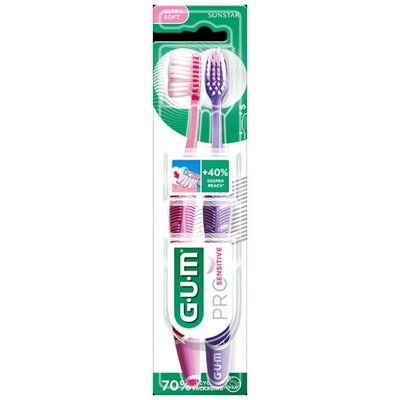 Dúo de Cepillos GUM Pro Sensitive Ultra Suaves - Cepillos de dientes Dúo de Cepillos GUM Pro Sensitive Ultra Suaves - Cepillos de dientes