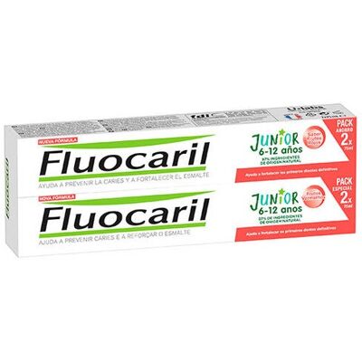 FLUOCARIL Junior Gel Dentífrico Frutos Rojos 6-12 Años Lote 2X FLUOCARIL Junior Gel Dentífrico Frutos Rojos 6-12 Años Lote 2X