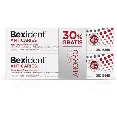 Pasta de Dientes Anticaries Isdin Bexident - Pack de 2x125ml Pasta de Dientes Anticaries Isdin Bexident - Pack de 2x125ml