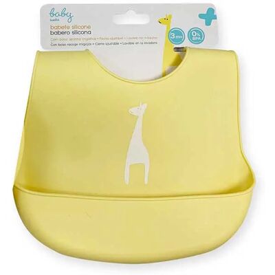 WELLS Babero De Silicona Amarillo WELLS Babero De Silicona Amarillo