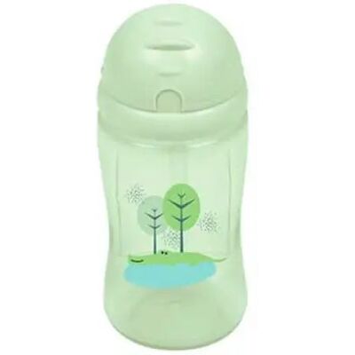 WELLS Vaso Con Pajita Verde WELLS Vaso Con Pajita Verde