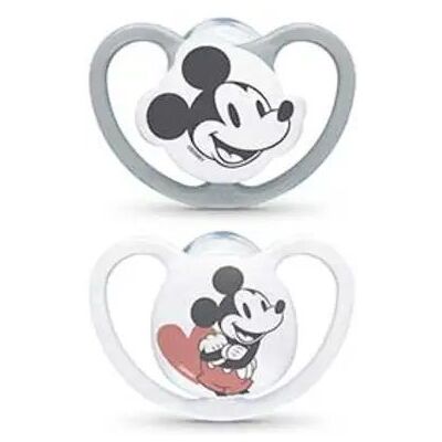 NUK Space Mickey Gris Silicona 6-18 Meses L-2 NUK Space Mickey Gris Silicona 6-18 Meses L-2