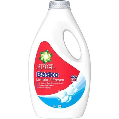 ARIEL Básico Detergente Líquido 30 Dosis ARIEL Básico Detergente Líquido 30 Dosis