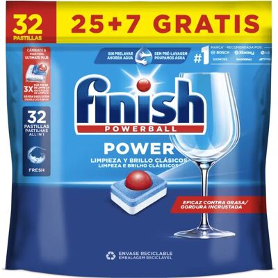 FINISH Power Todo En Avavajillas Maquina Pastillas FINISH Power Todo En Avavajillas Maquina Pastillas