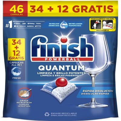 FINISH Quantum Lavavajillas Maquina Pastilla FINISH Quantum Lavavajillas Maquina Pastilla