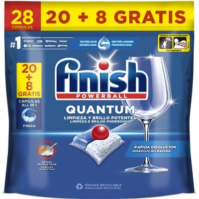 FINISH Quantum Detergente Lavavajillas Pastillas FINISH Quantum Detergente Lavavajillas Pastillas
