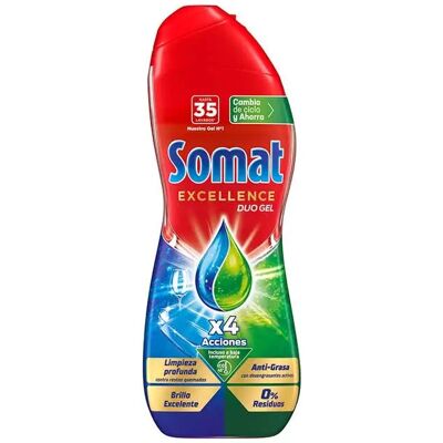 Somat Lavavajillas Antigrasa Excellence Gel Todo En 1 35 Dosis Somat Lavavajillas Antigrasa Excellence Gel Todo En 1 35 Dosis