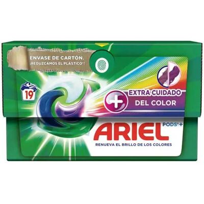 ARIEL Detergente En Cápsulas Color 19 Ud ARIEL Detergente En Cápsulas Color 19 Ud